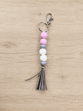 Beaded Tassel Keychain