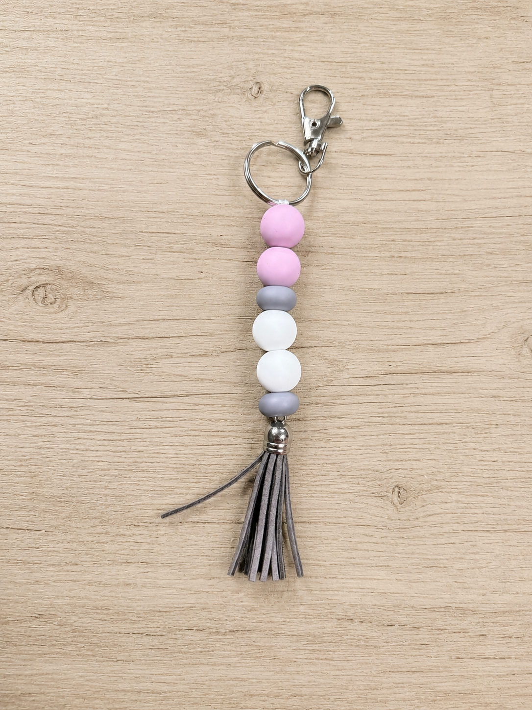 Beaded Tassel Keychain